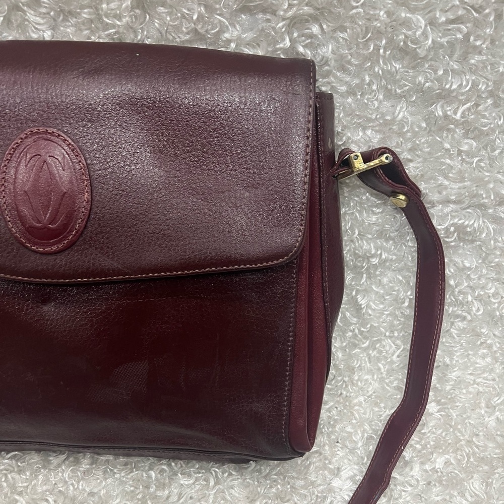CARTIER Leather Shoulder Bag - Picture 3 of 11